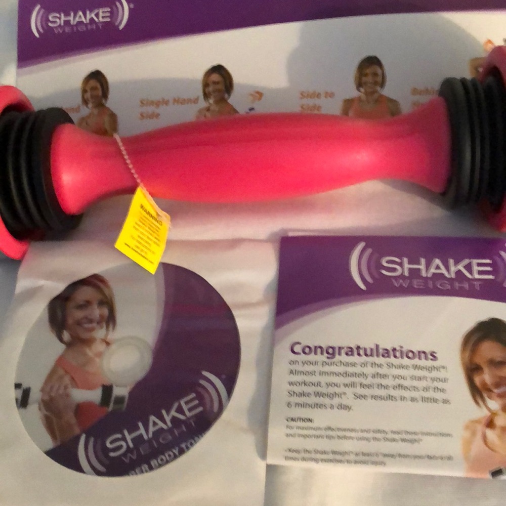 Shake Weight. As seen on the Ellen Show.  2.5 lbs